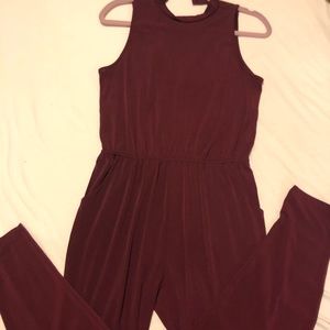 Maroon Jumpsuit